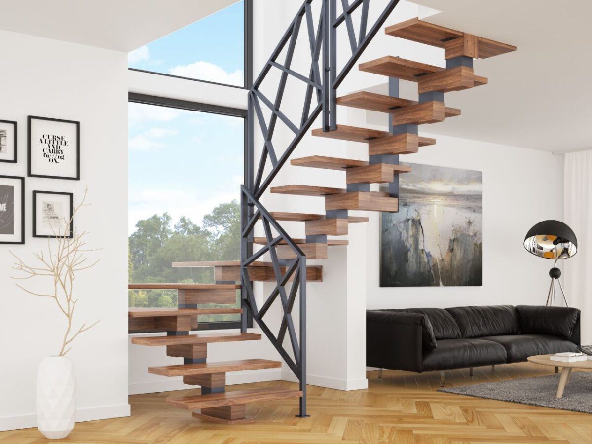Przewodnik po schodach – różne konstrukcje i sposoby montażu